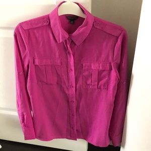 BR Purple Button Up Blouse